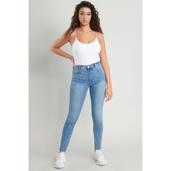 Garage Denim - GARAGE MEDIUM WASHED HIGH WAISTED JEGGINGS -SIZE 5